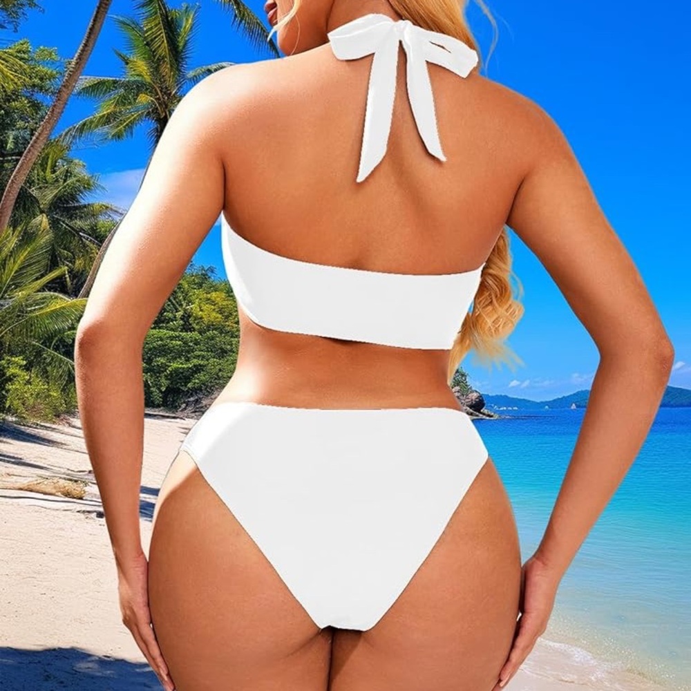 Cutout Ring One Piece swim - Picture 4 of 5